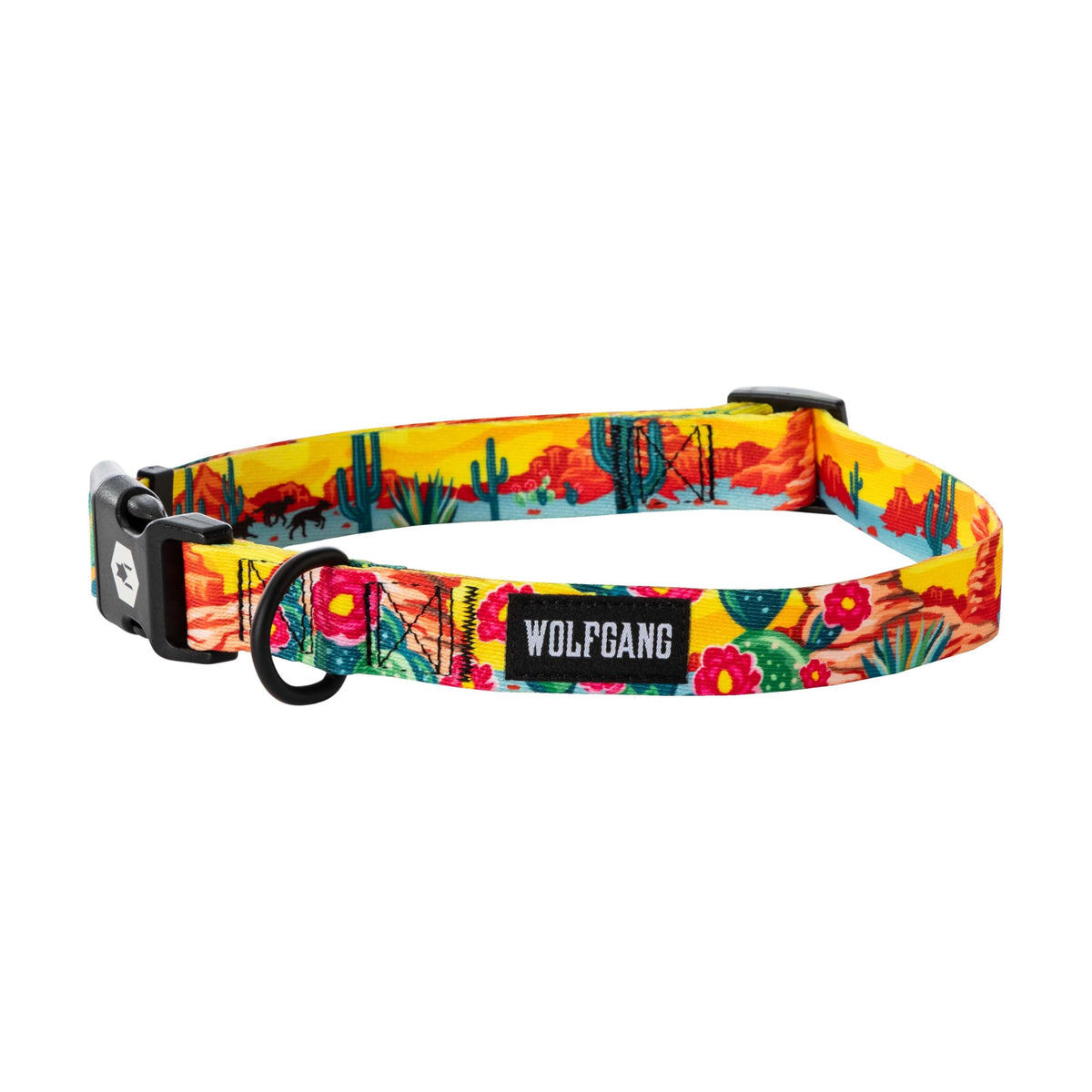 Wolfgang Man & Beast Animal Collar in Small (5/8 Inch x 8-12 Inch), PackLeader Print