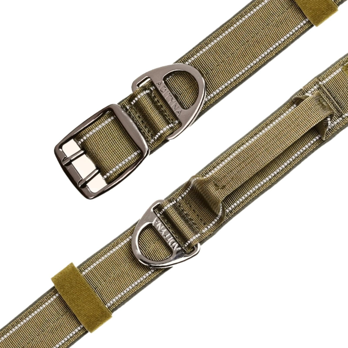 ADITYNA Animal Collar in Extra-Large: Fit 24-30" Neck, Ranger Green