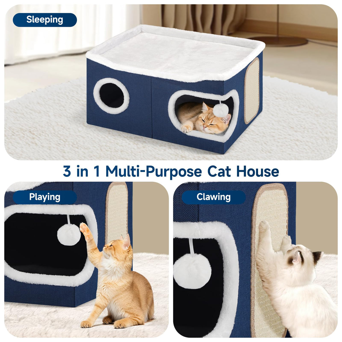 Shikha Animal Shelter in Extra Large, Blue