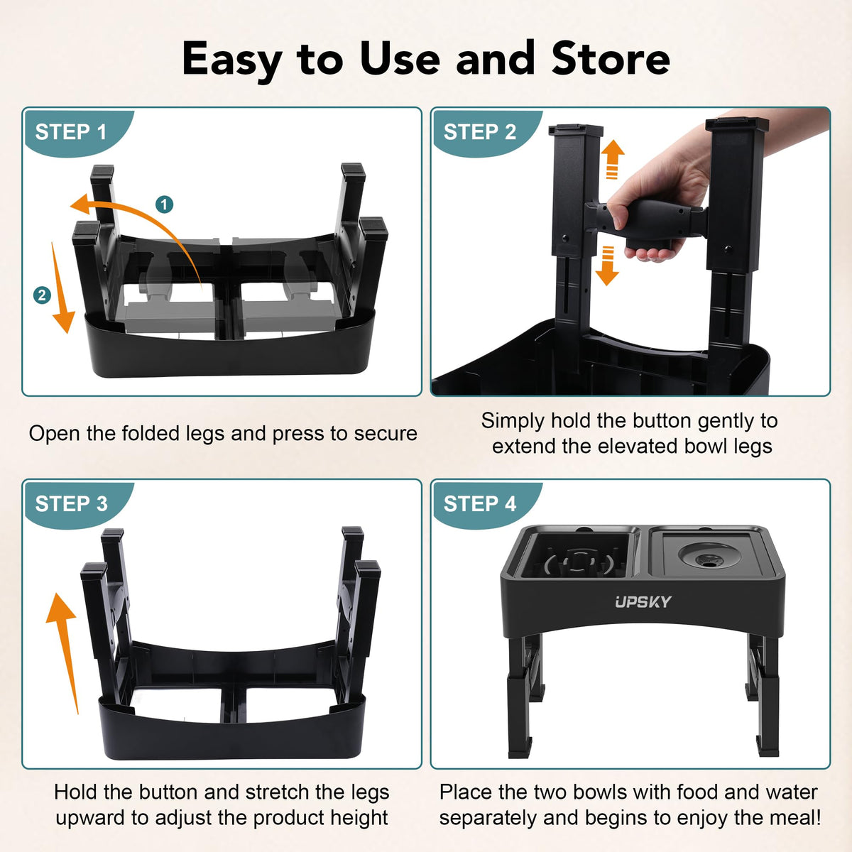 UPSKY Pet Feeder in no