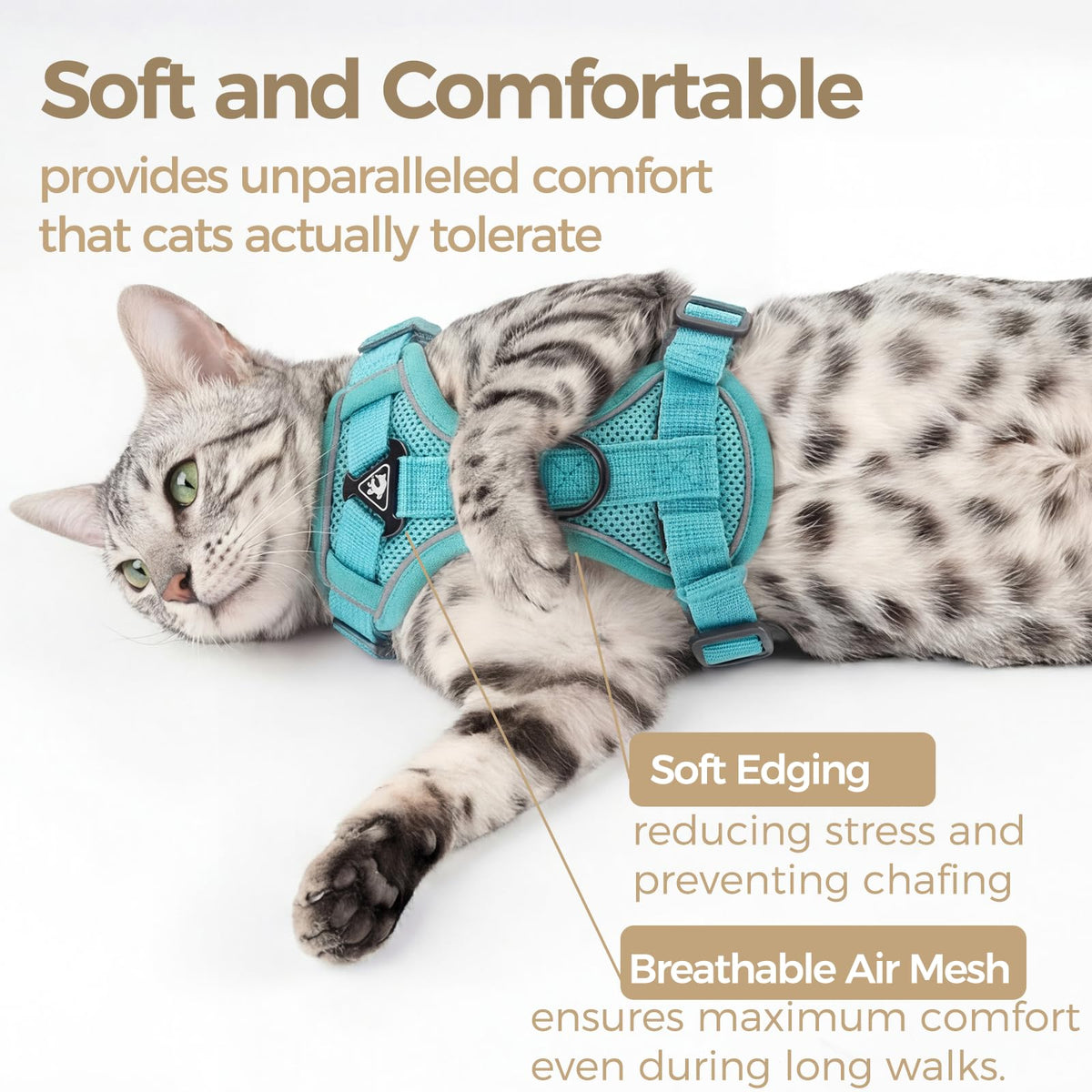 pangdi Animal Harness in Small, Turquoise