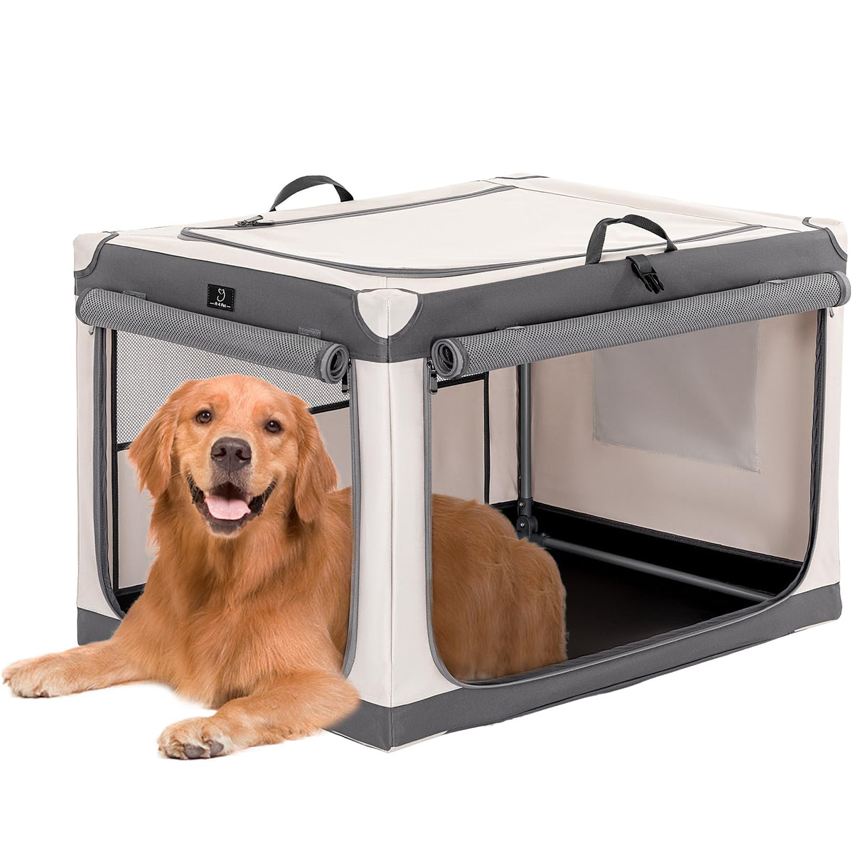 A 4 Pet Animal Cage in 36.0"L x 24.0"W x 23.0"H, Grey