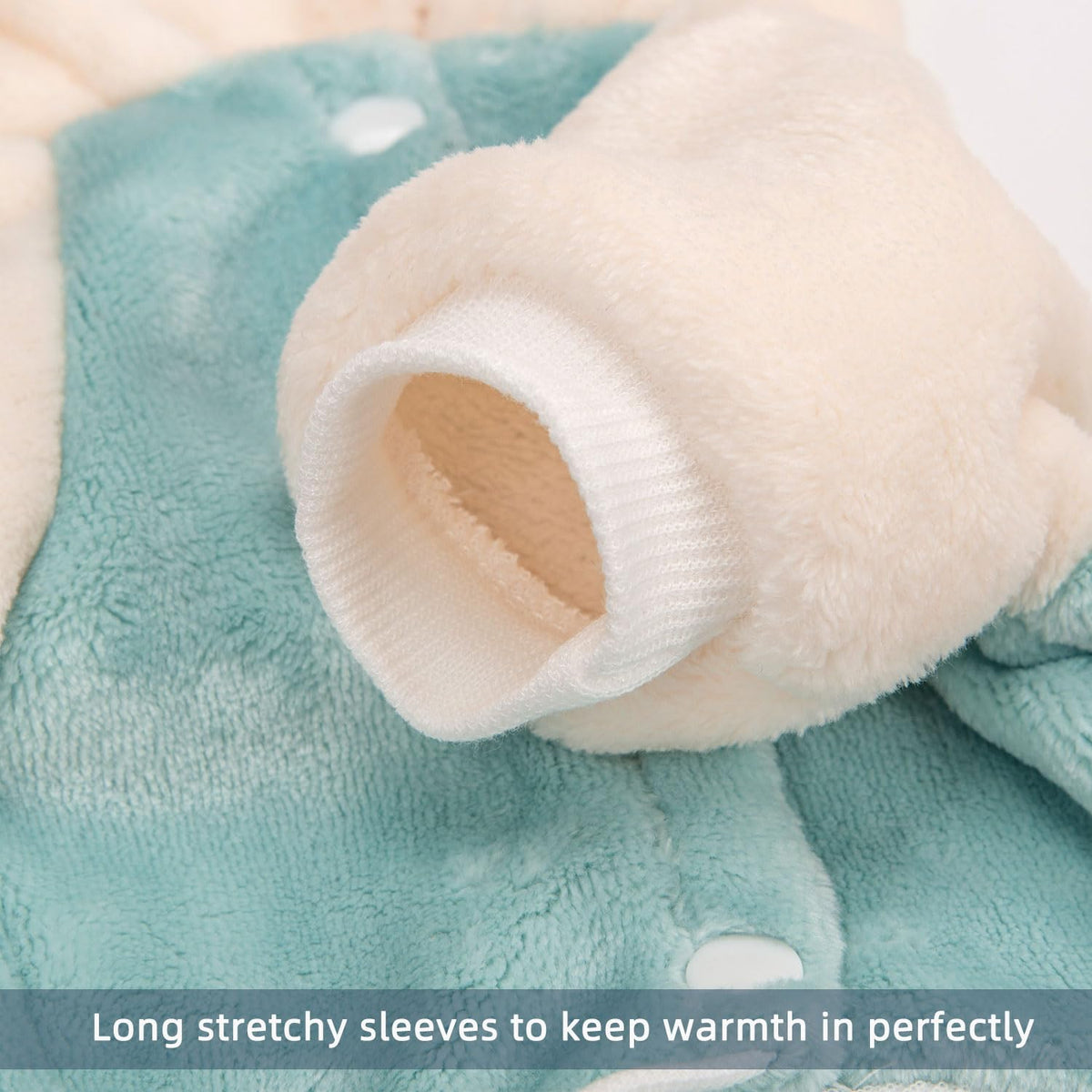 FABRICASTLE Pet Apparel in XX-Small, Green-Cream