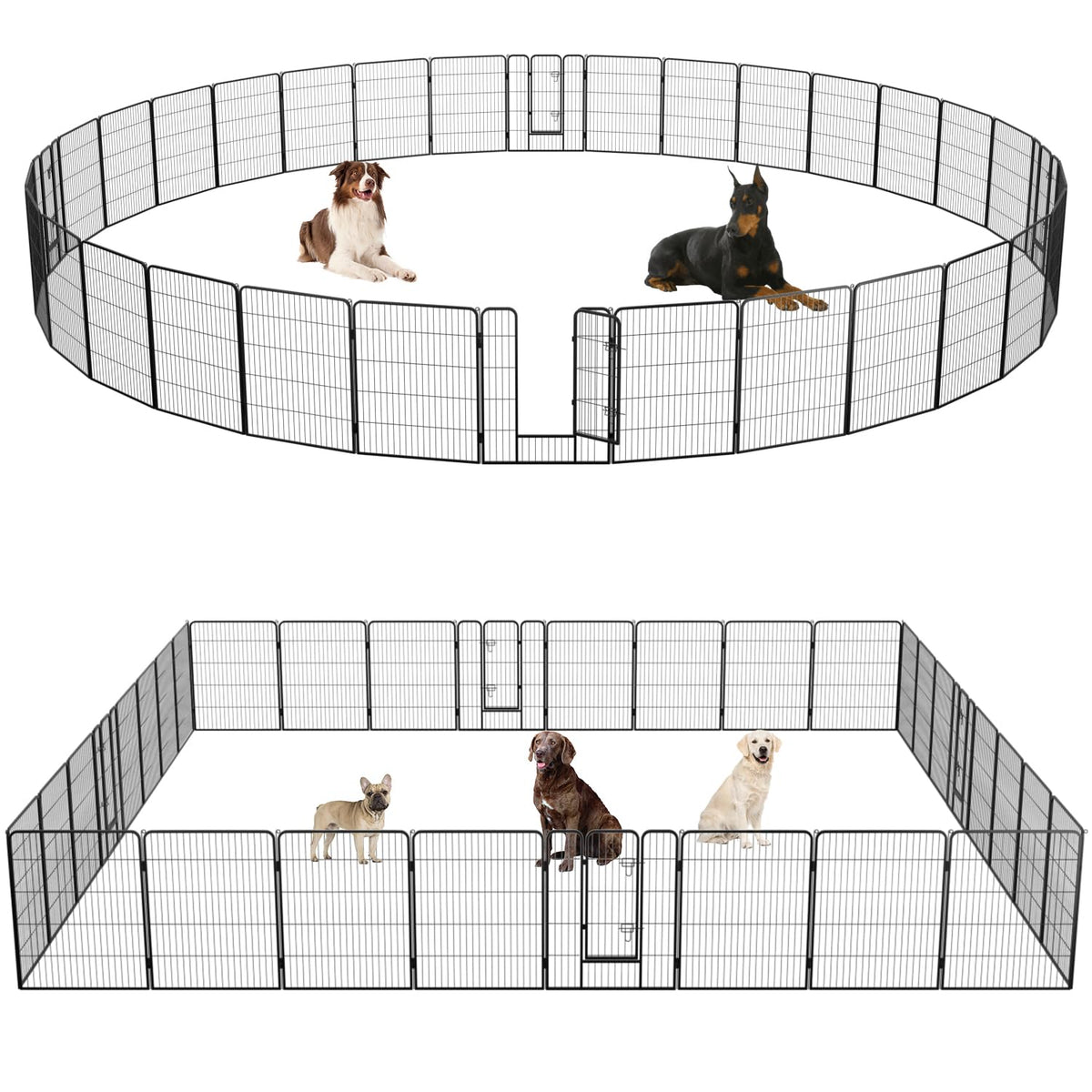 FDW Pet Playpen in Black