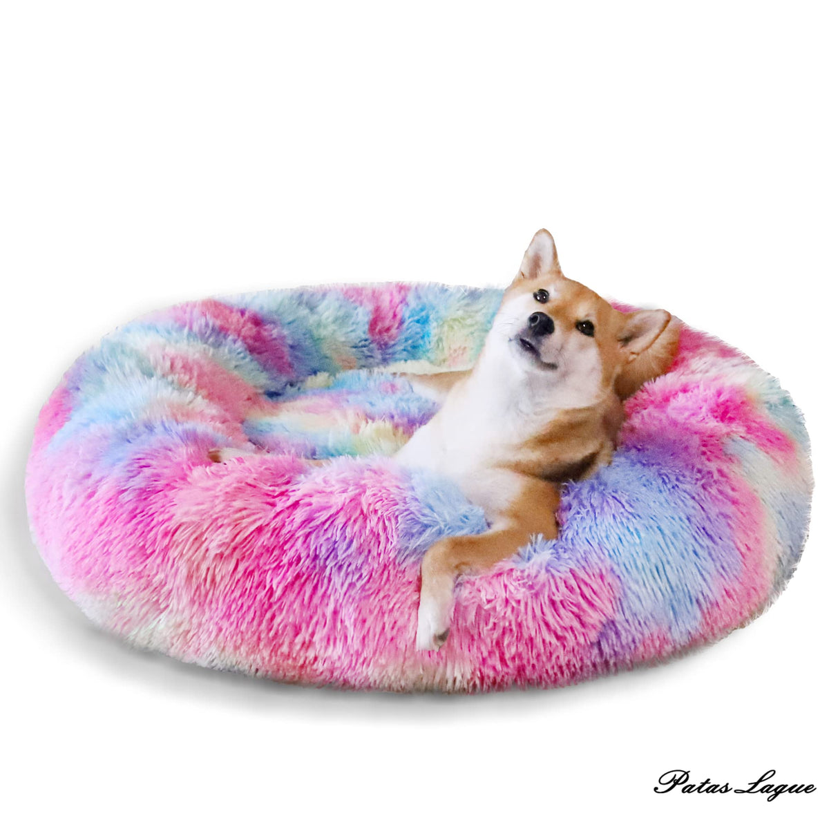 Patas Lague Pet Bed Mat in S:20x20INCH, Black