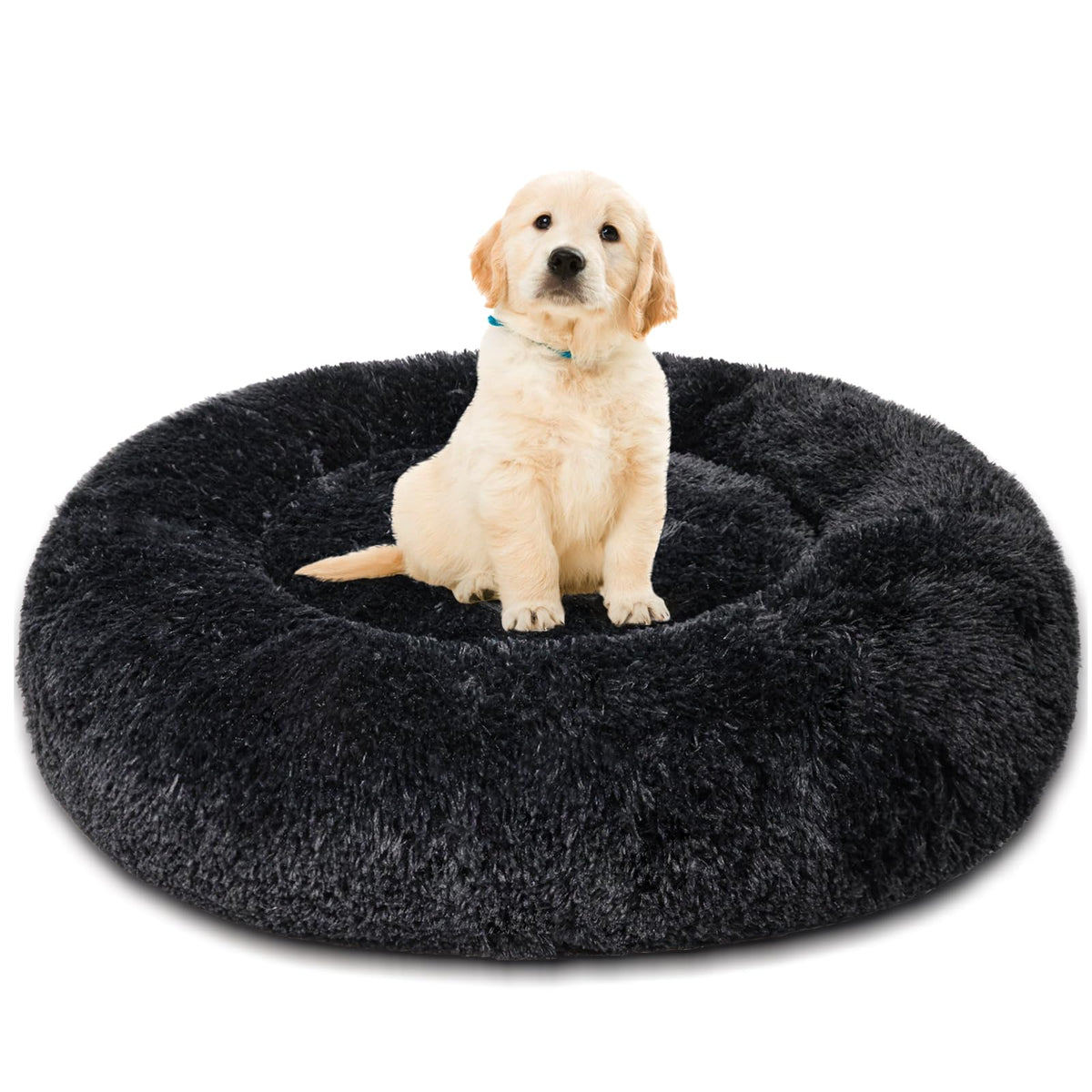 Patas Lague Pet Bed Mat in M:24x24INCH, Black