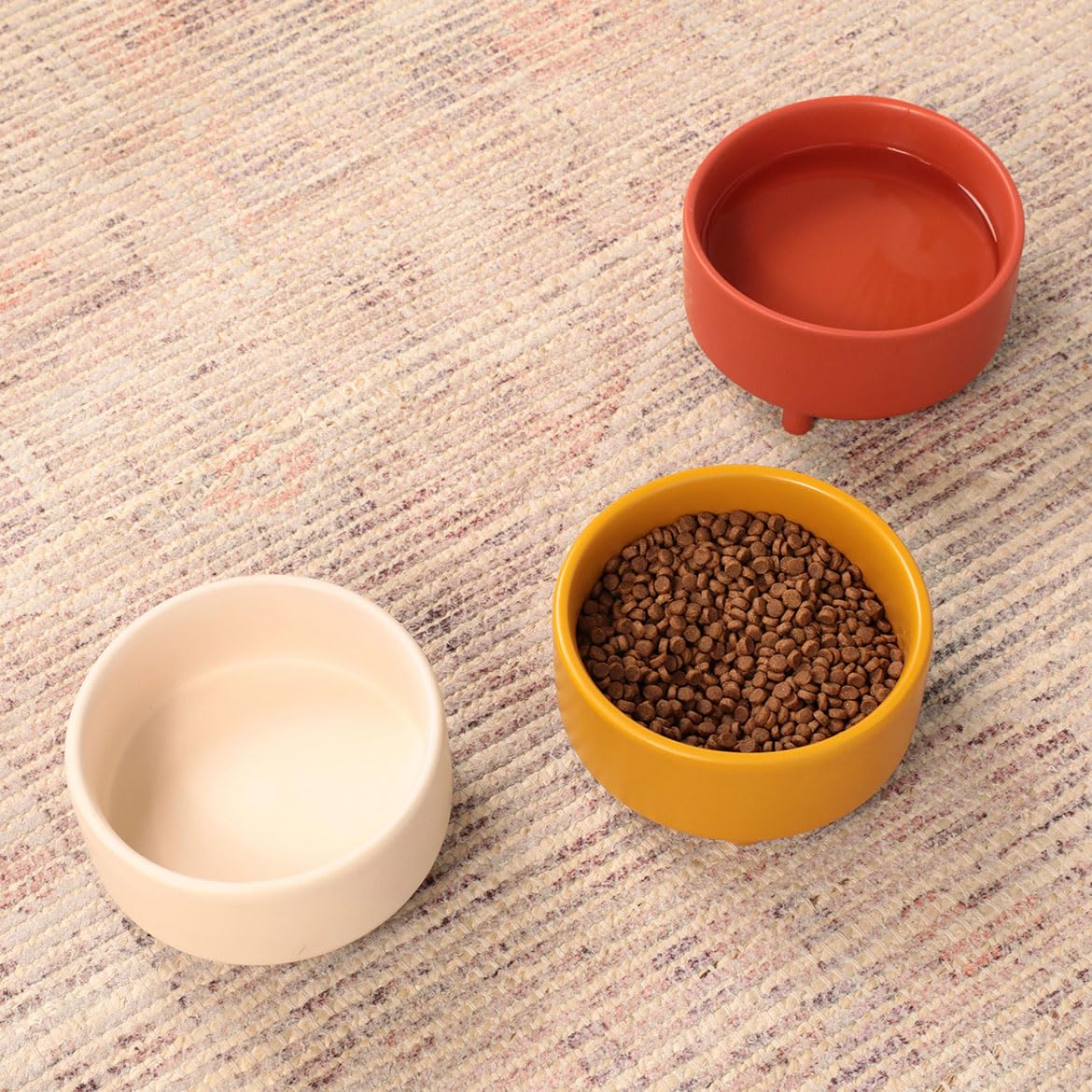 Waggo Pet Feeder in Small, Vintage Grey