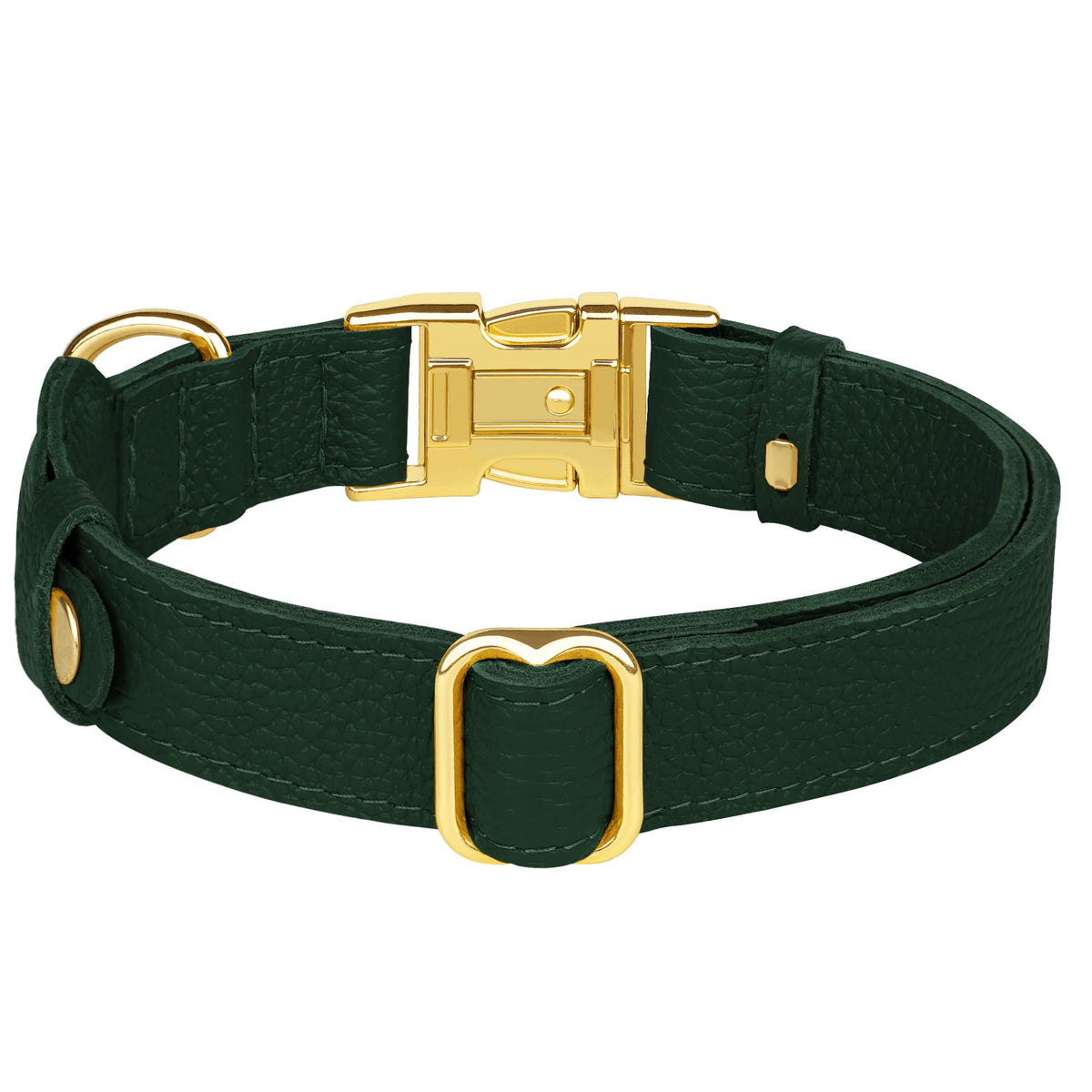 BUDKAS Animal Collar in XS, 9"-12" Neck Fit, Green