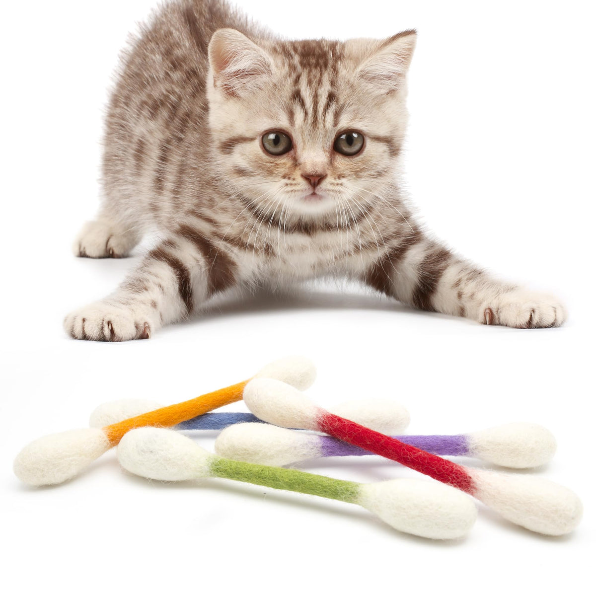 Glaciart One Pet Toy in Regular, Colorful Swabs 12pcs