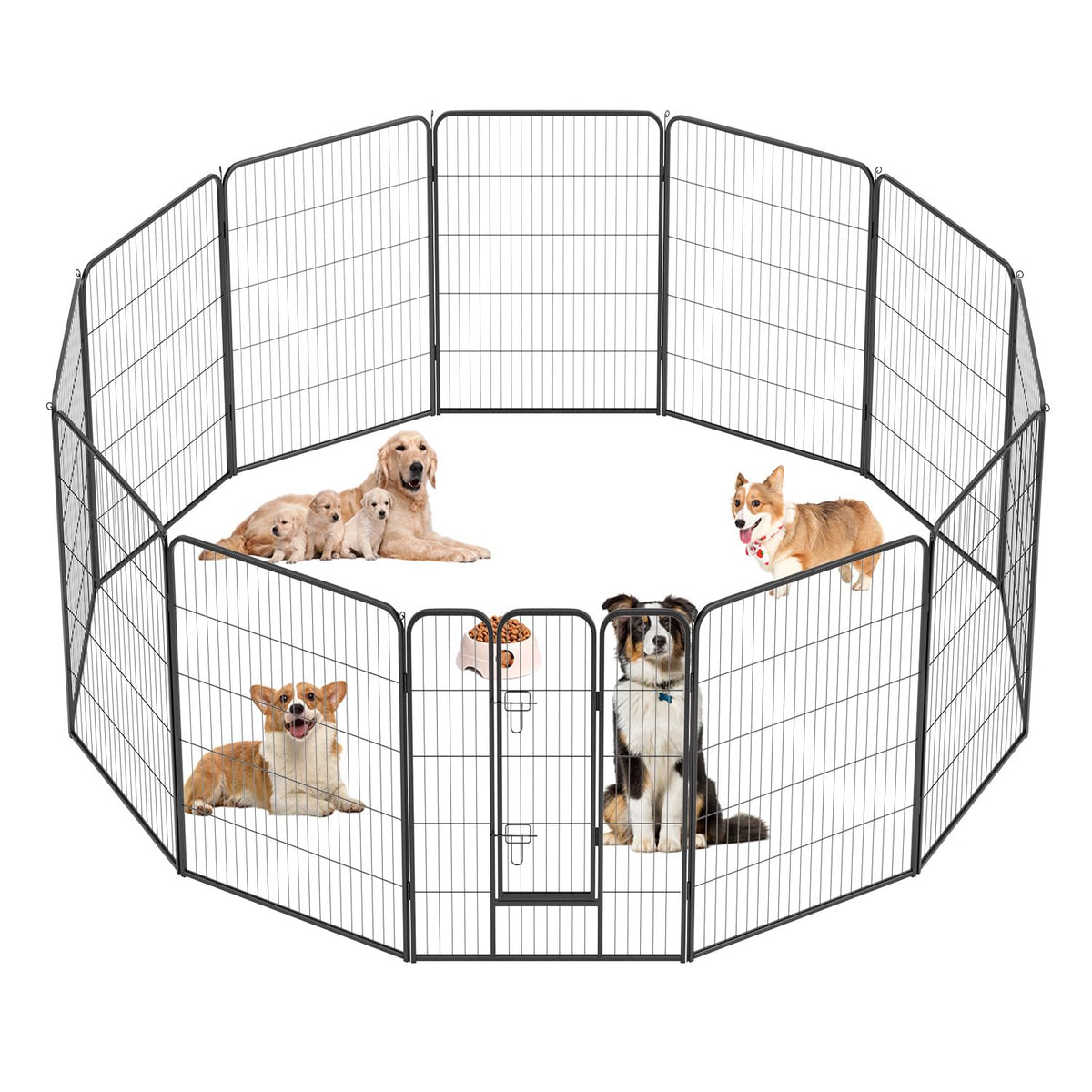 FDW Pet Playpen in Black