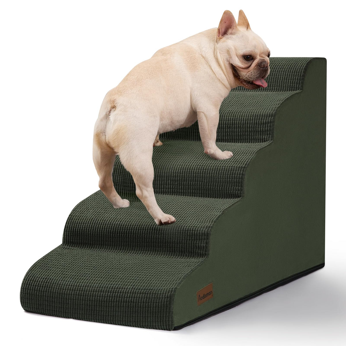 aodisman Animal Stair in Standard 5-Step 22.2"H, Green