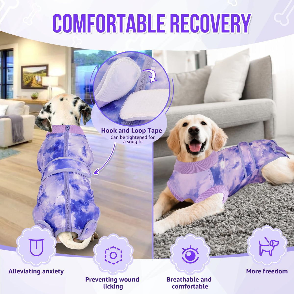 SlowTon Pet Apparel in X-Small, 2.Purple - 100% Polyester