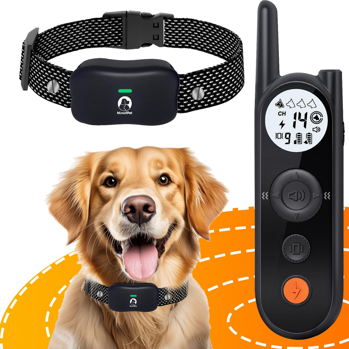 MIMOFPET Animal Collar in Black