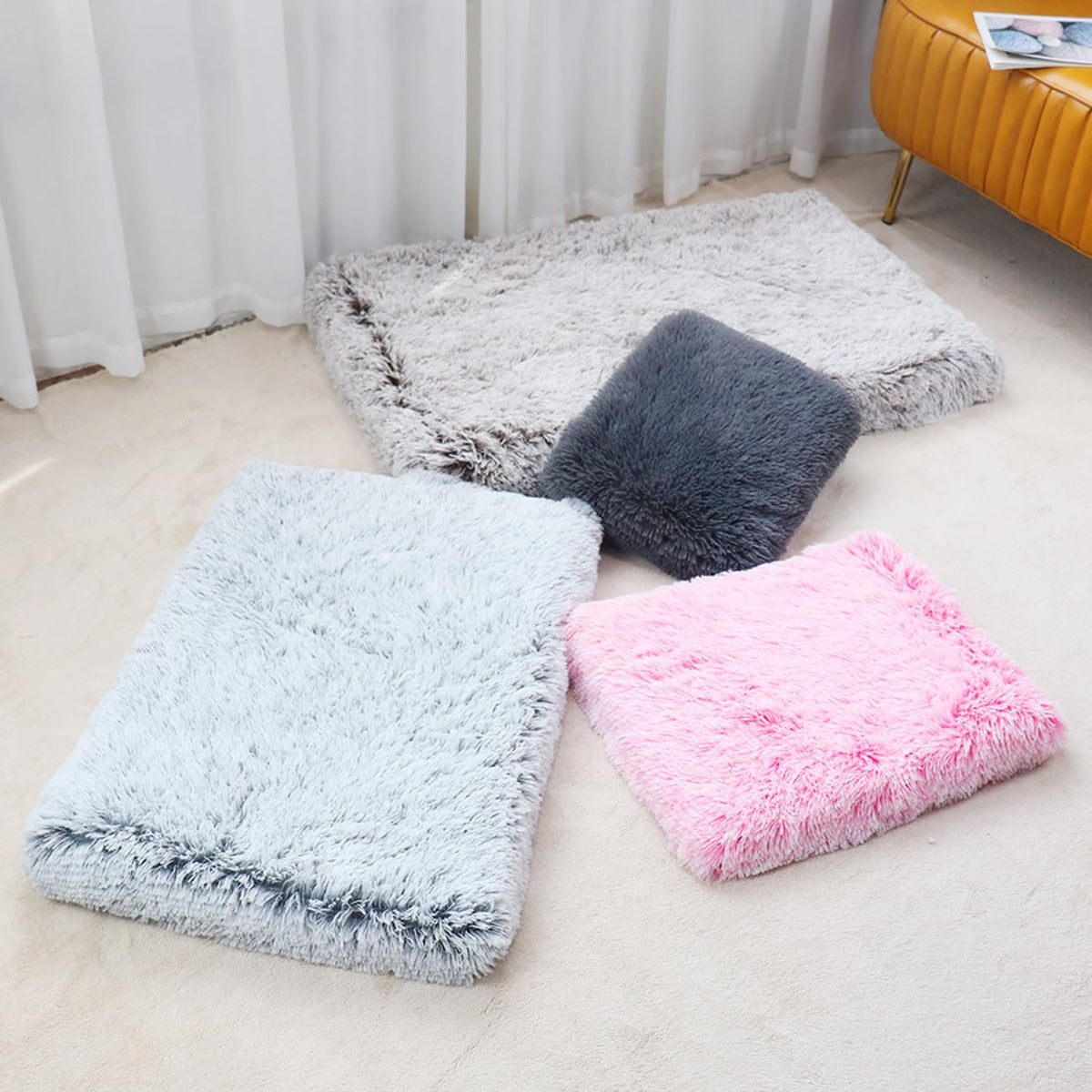 BECNBEAU Pet Bed Mat in S, Pink