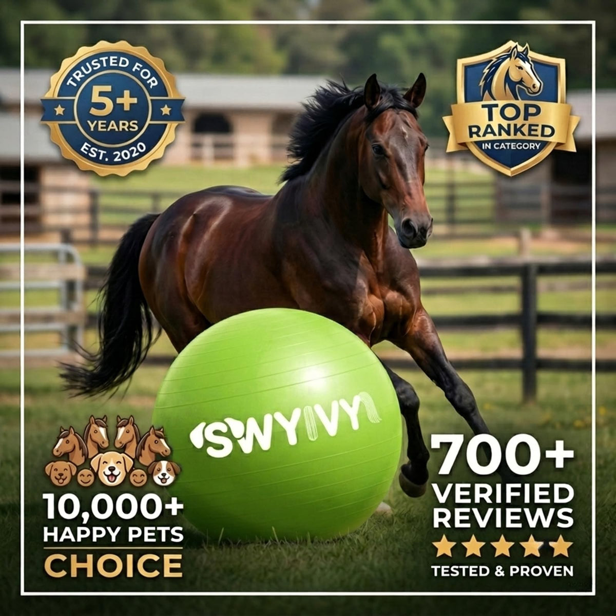 SWYIVY Recreation Ball in 40", Green Ball