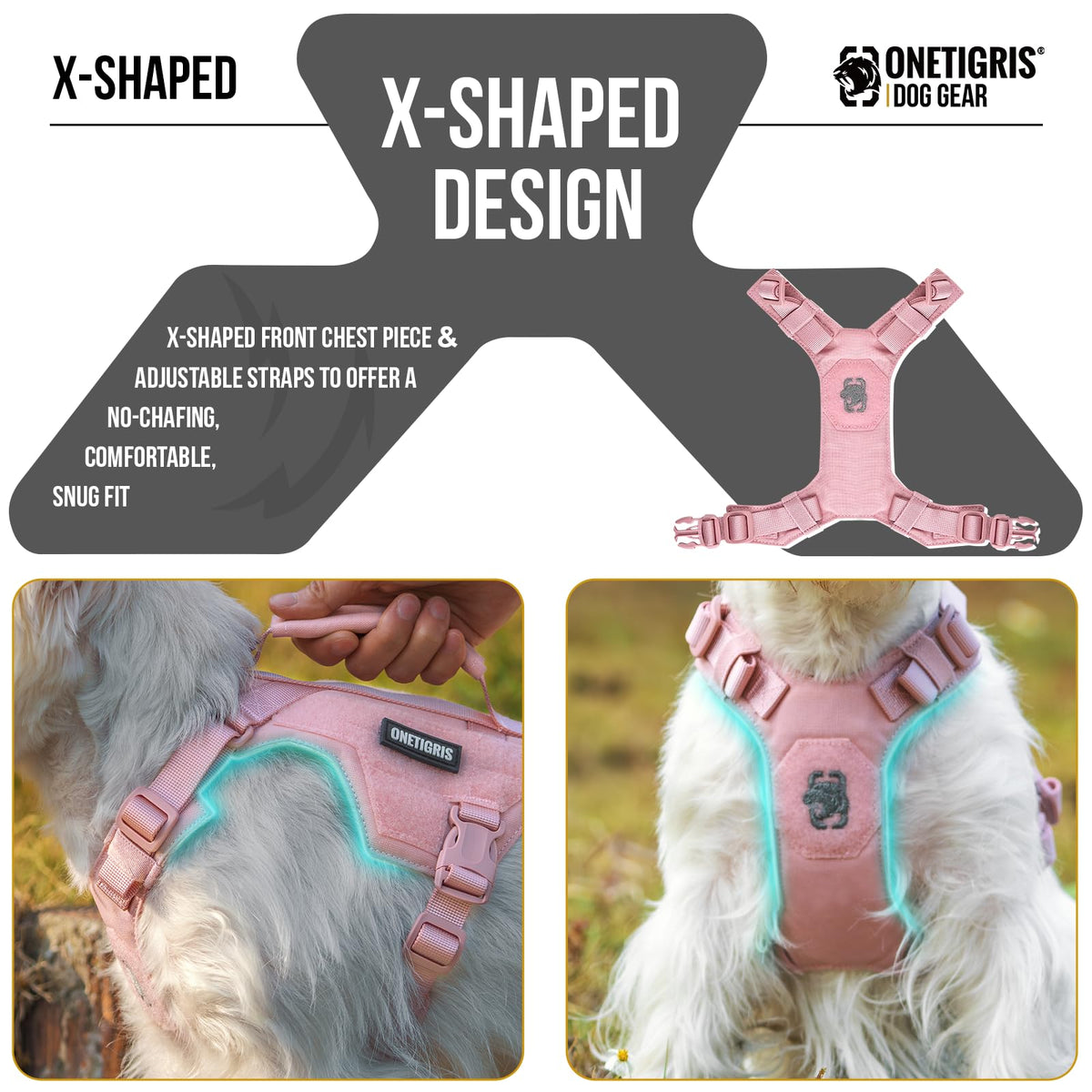 ONETIGRIS Animal Harness in XXS, Pink