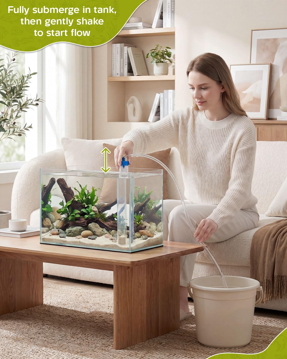 minilake Vivarium in 5 Gallon, Transparent