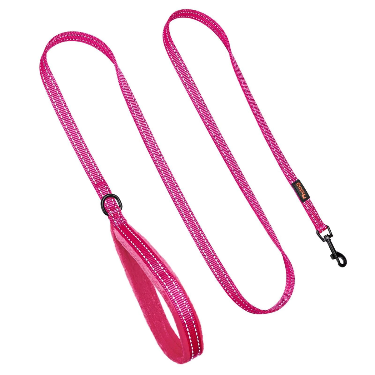 Didog Leash in 5/8''x 6 FT, Hot Pink