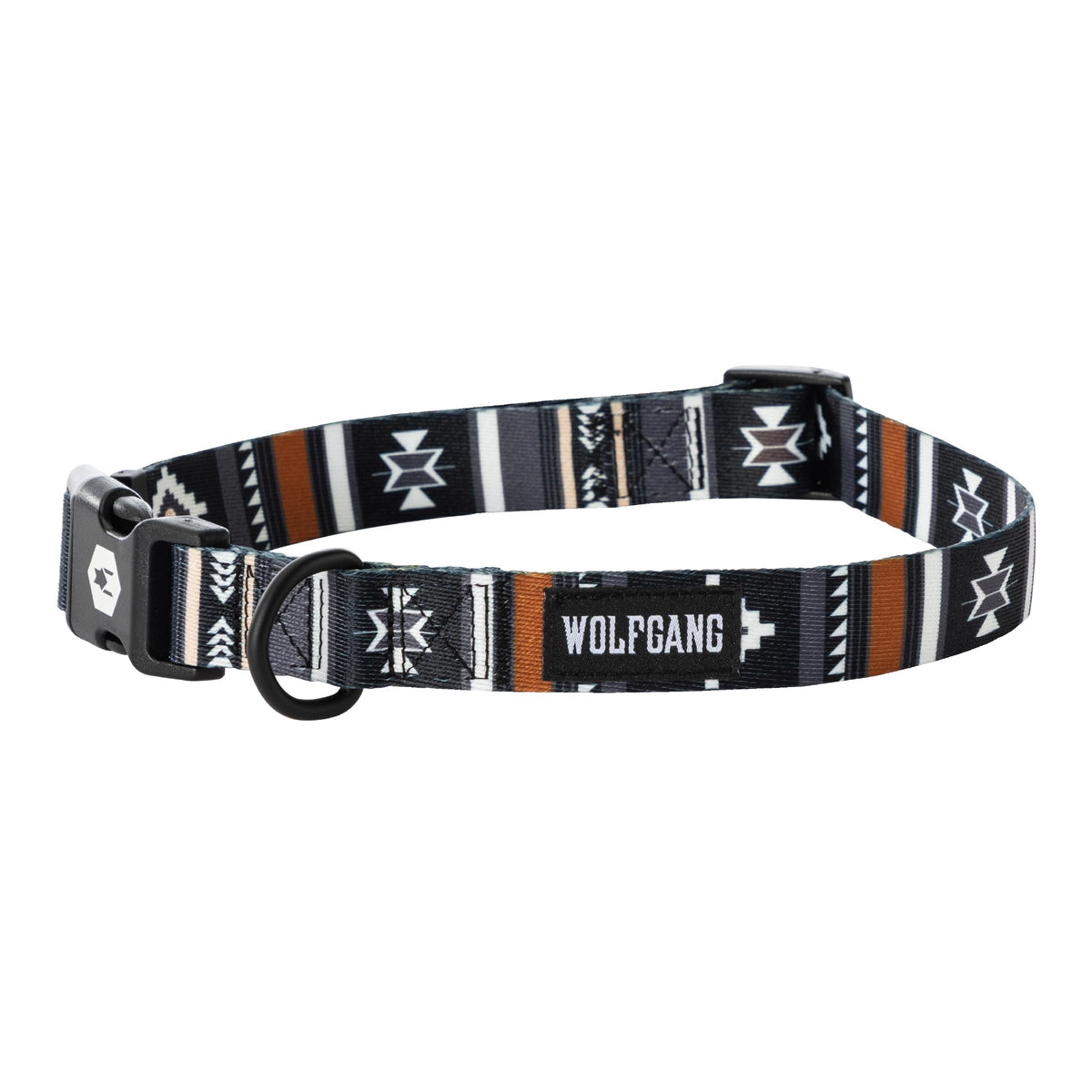 Wolfgang Man & Beast Animal Collar in Small (5/8 Inch x 8-12 Inch), NewMoon Print