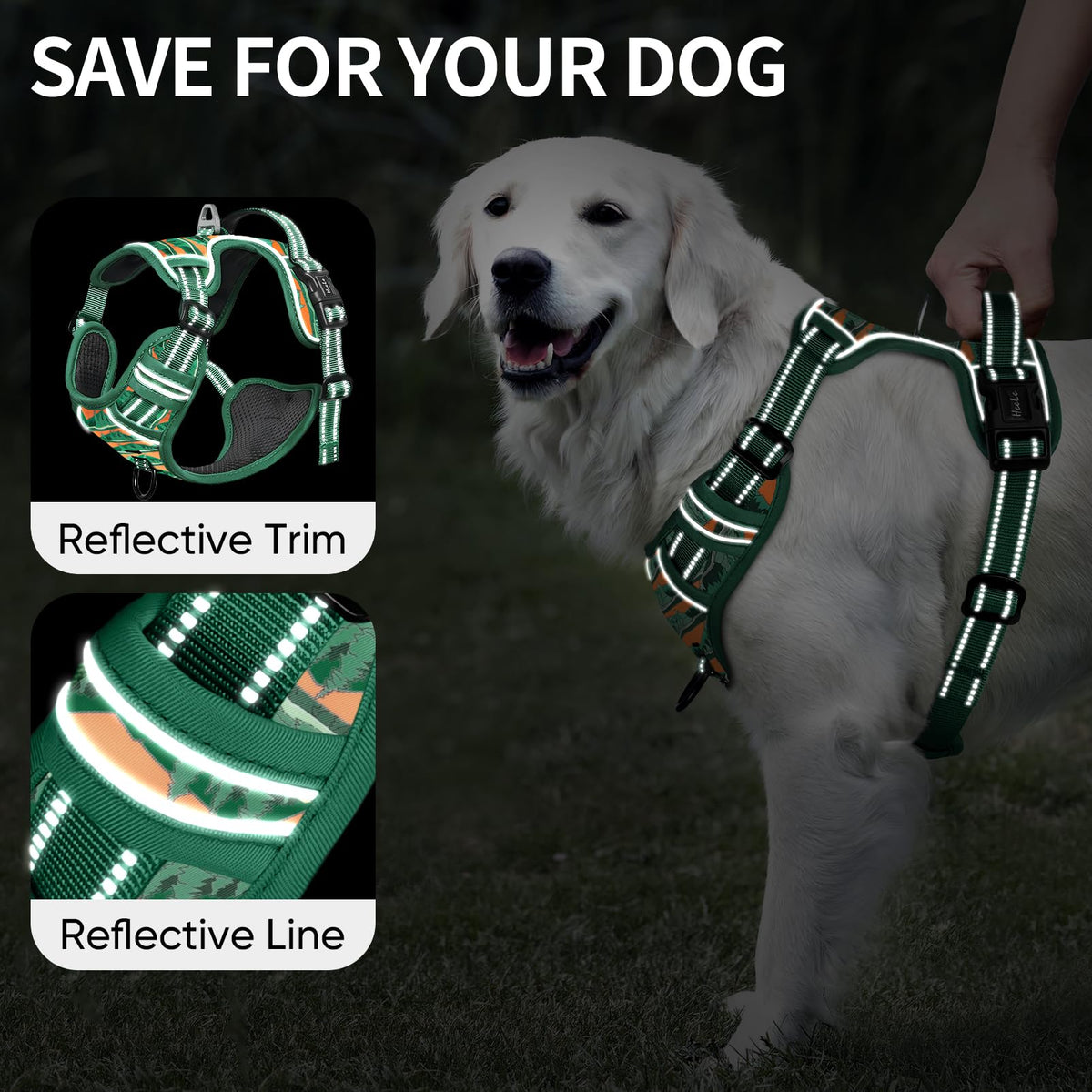 HEELE Animal Harness in S, Wilderness