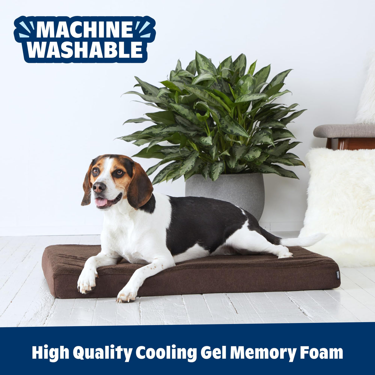 BarkBox Pet Bed Mat in Small, Espresso