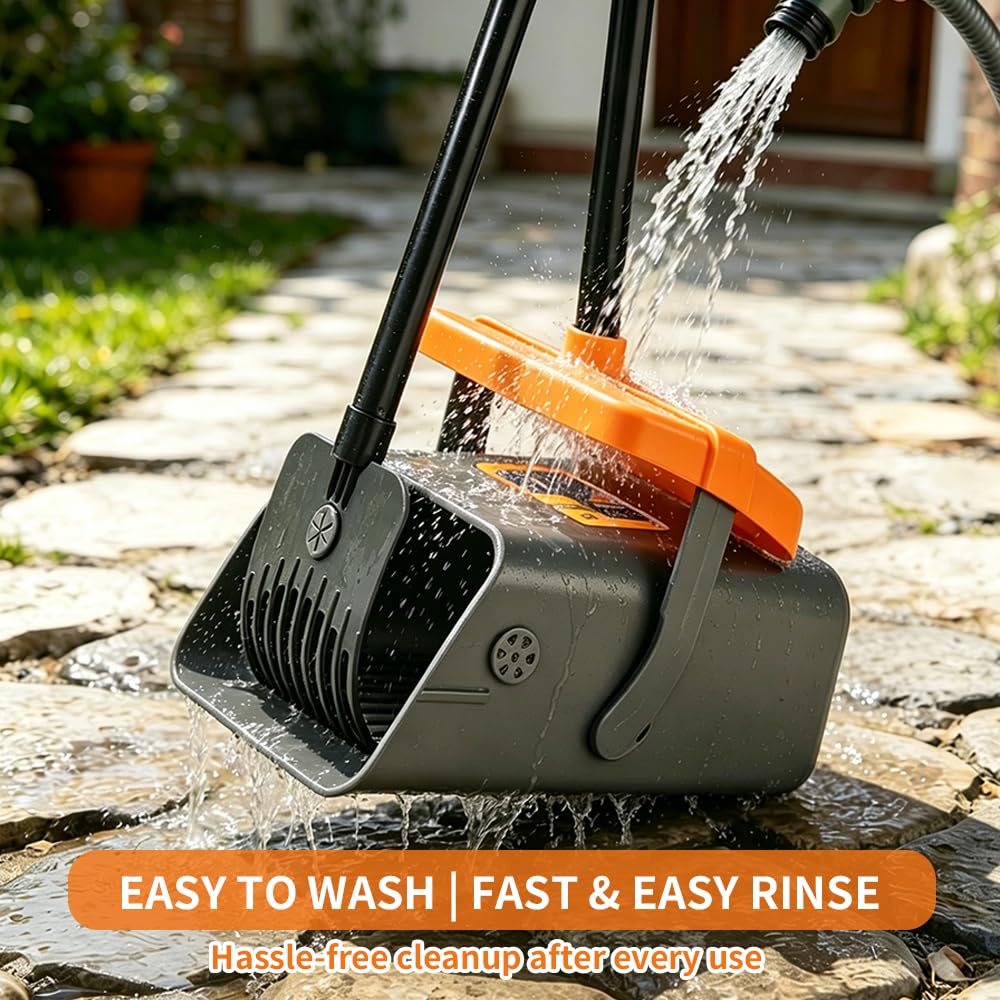 WuzoClean Pet Supplies in Gray & Bright Orange