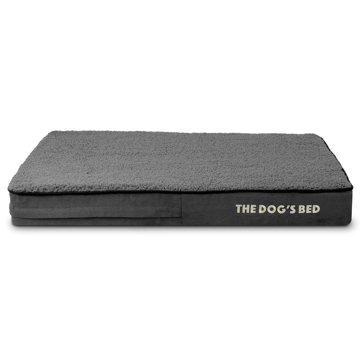 The Dog's Balls Pet Supplies in Medium Spare Cover (4" Deep), Grey Plush