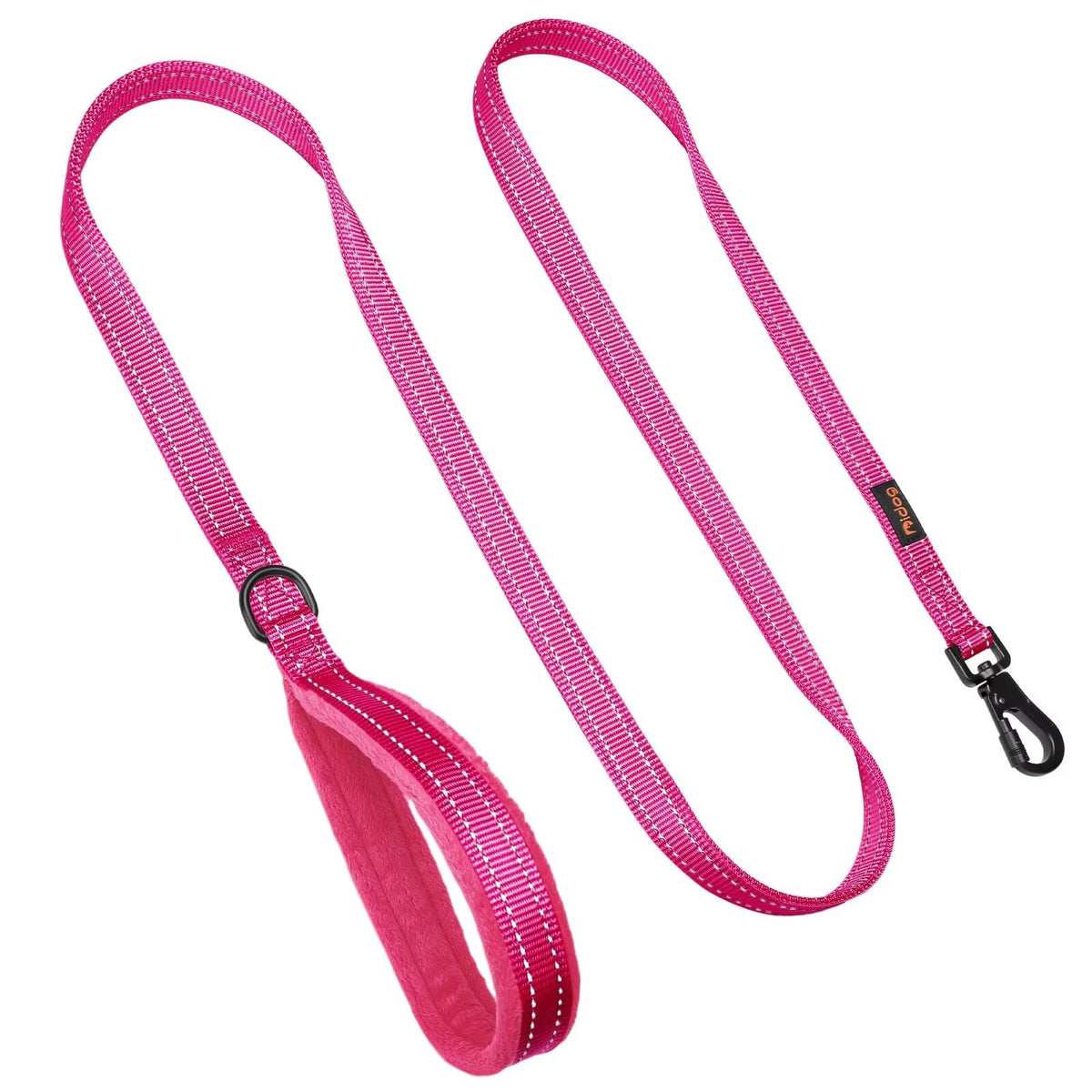 Didog Leash in 3/4''x 4 FT, Hot Pink
