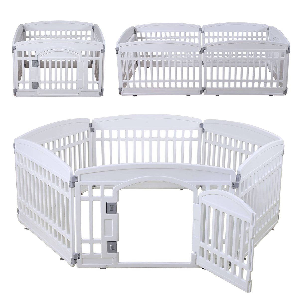 Gupamiga Pet Playpen in White