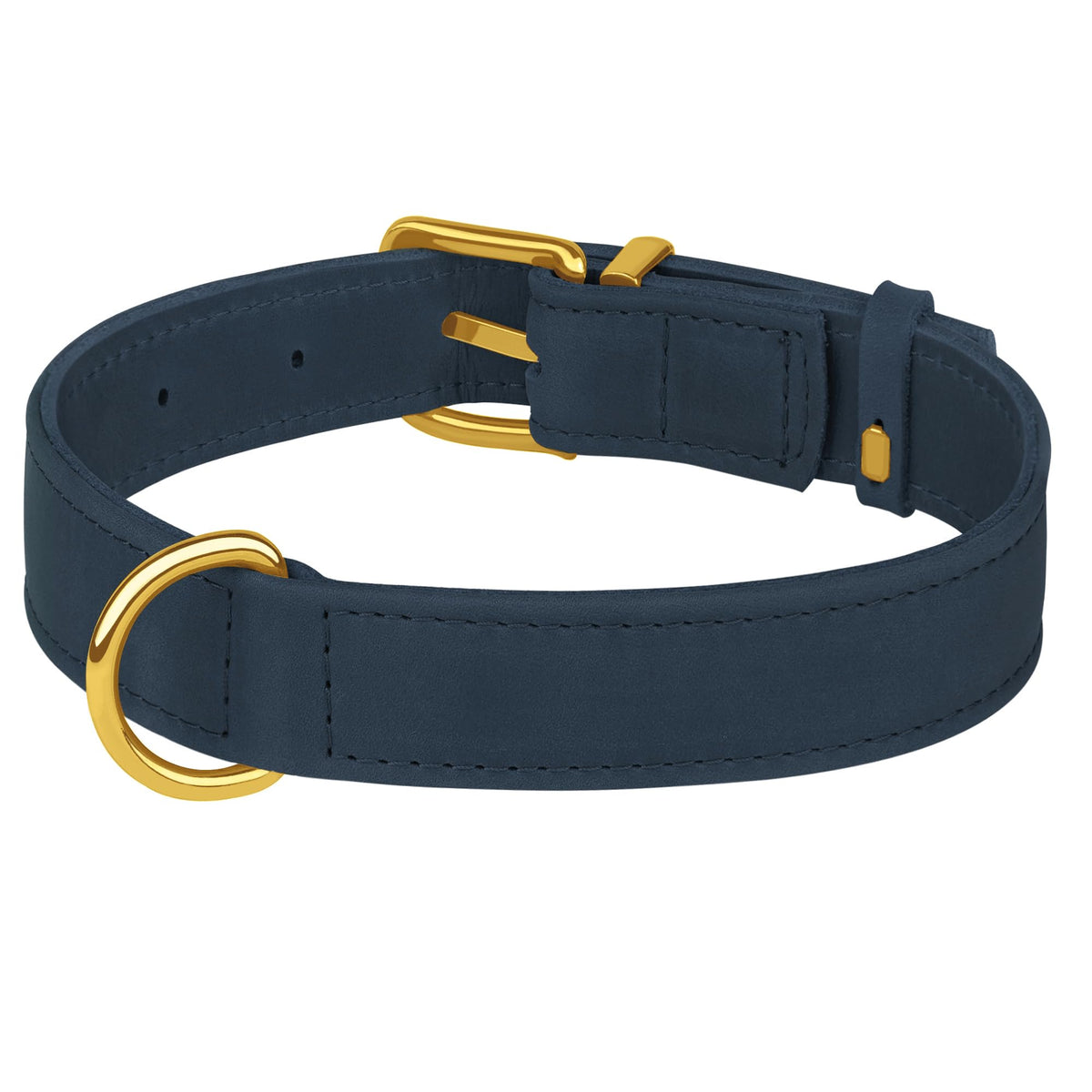 BUDKAS Animal Collar in S, 12"-15" Neck Fit, Smoky Blue