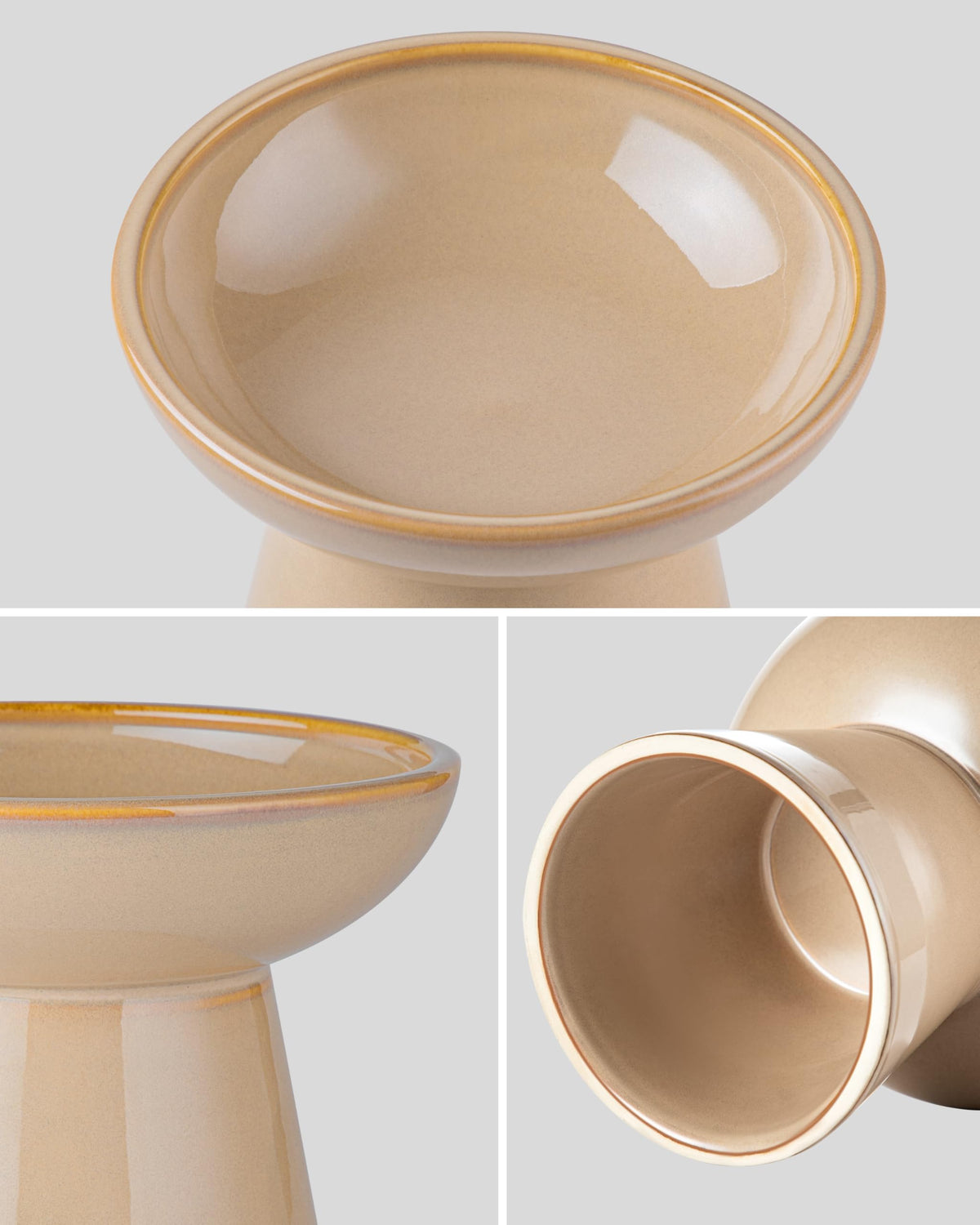 vancasso Pet Feeder in Brown