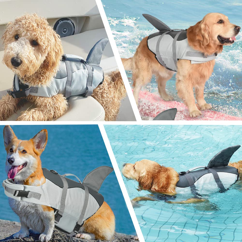 Doglay Pet Apparel in Small, Grey-Shark
