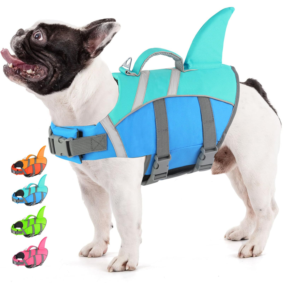 Doglay Pet Apparel in Small, Blue Camouflage-Shark