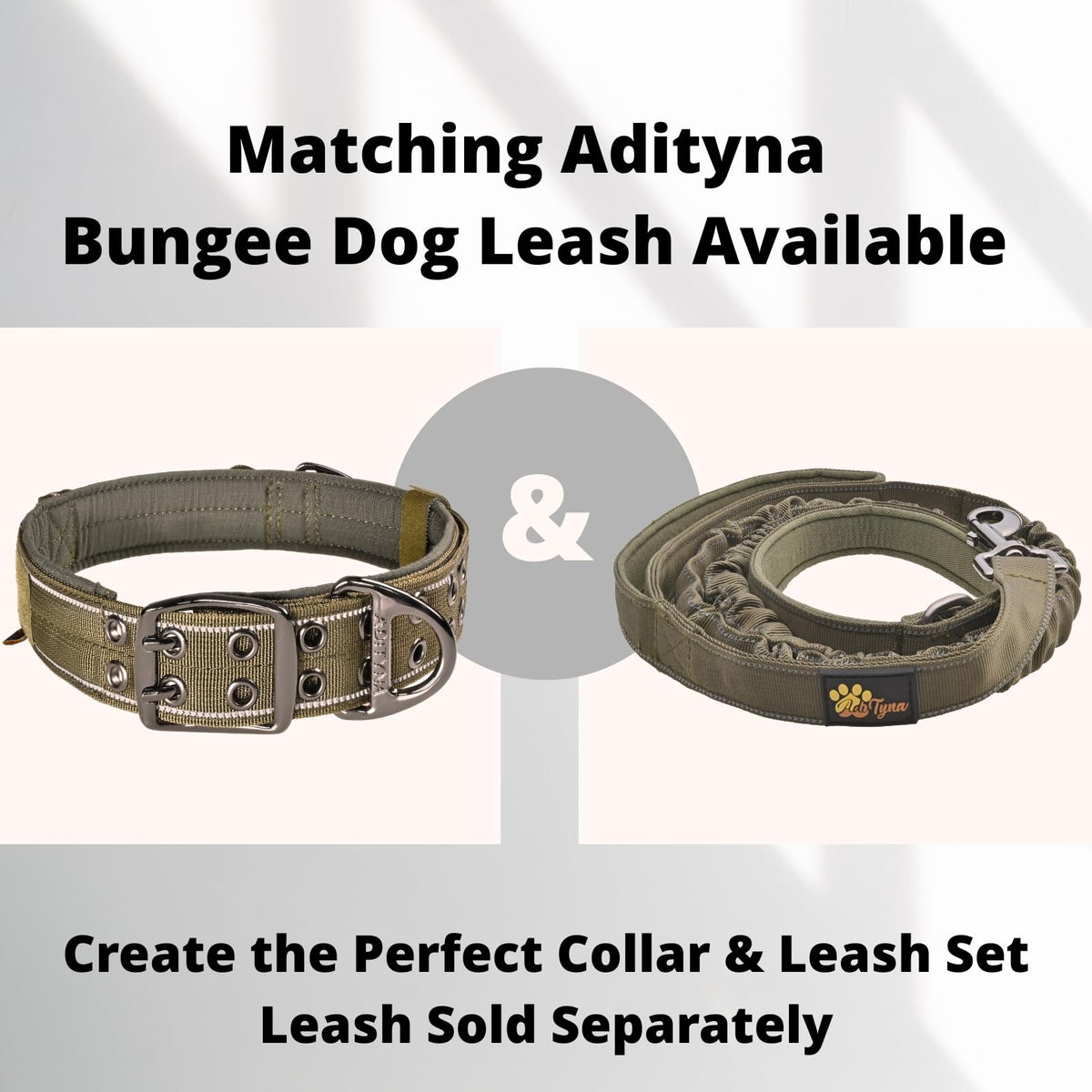 ADITYNA Animal Collar in Extra-Large: Fit 24-30" Neck, Ranger Green
