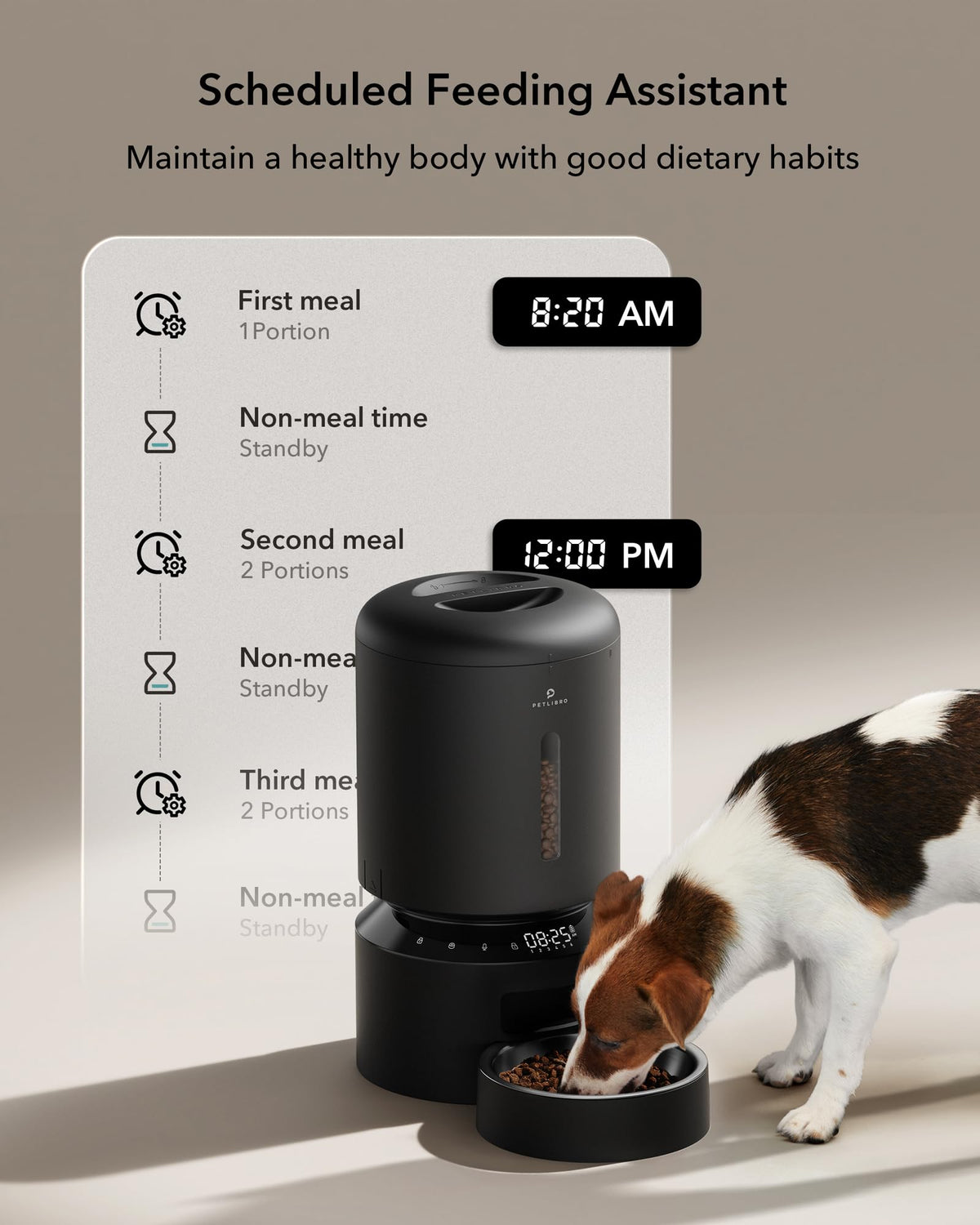 PETLIBRO Pet Feeder in Basic, Black