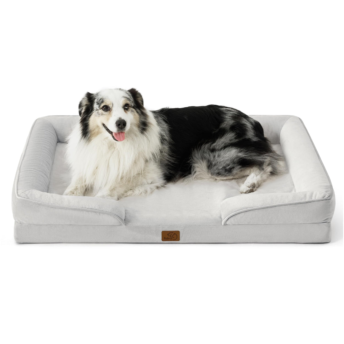 Bedsure Pet Bed Mat in 42"l X 32"w X 6.5"th, Ether Grey