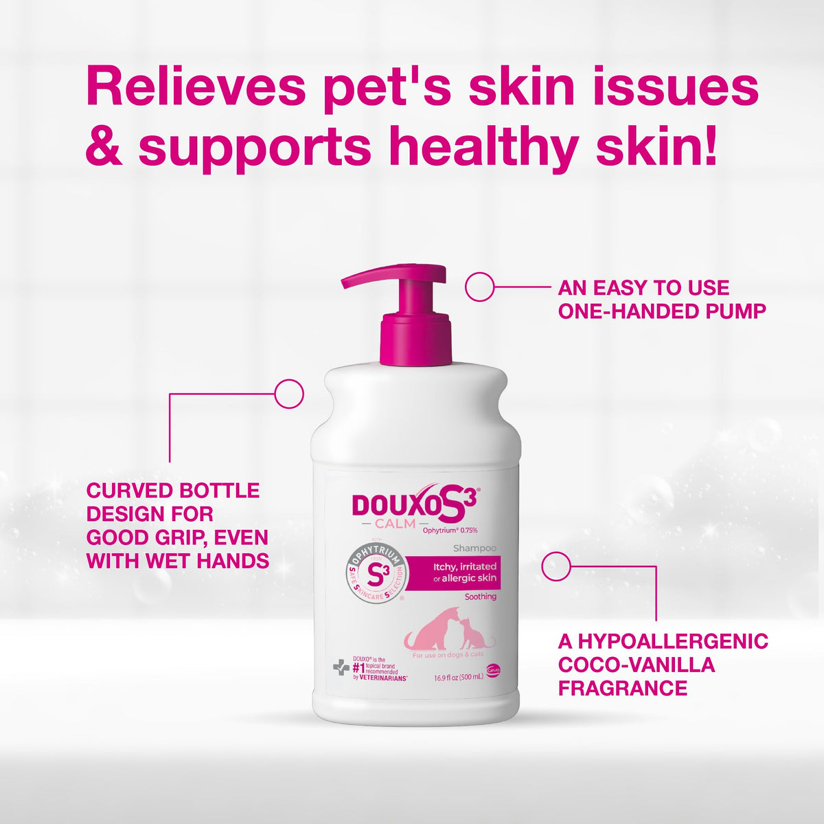 Douxo Animal Fur Cleaner Conditioner in 16.9 oz, Translucent