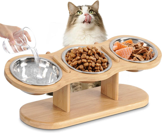 CILXGQLN Pet Feeder in Natural