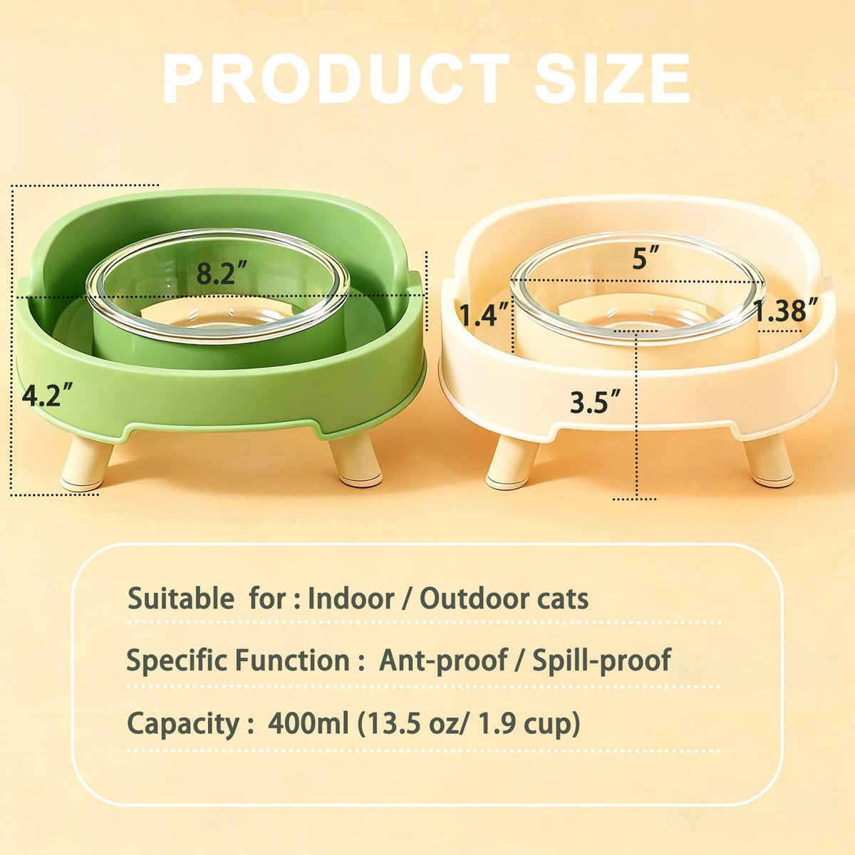 VYTTOX Pet Feeder in Green