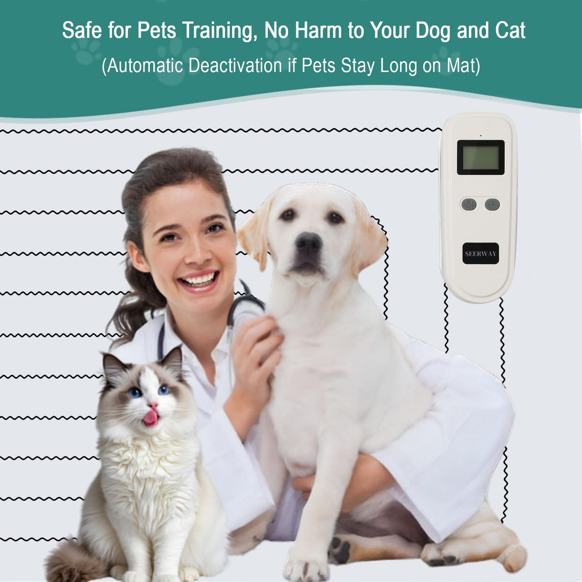 SEERWAY Pet Supplies in 22"x 14" Small, Transparent