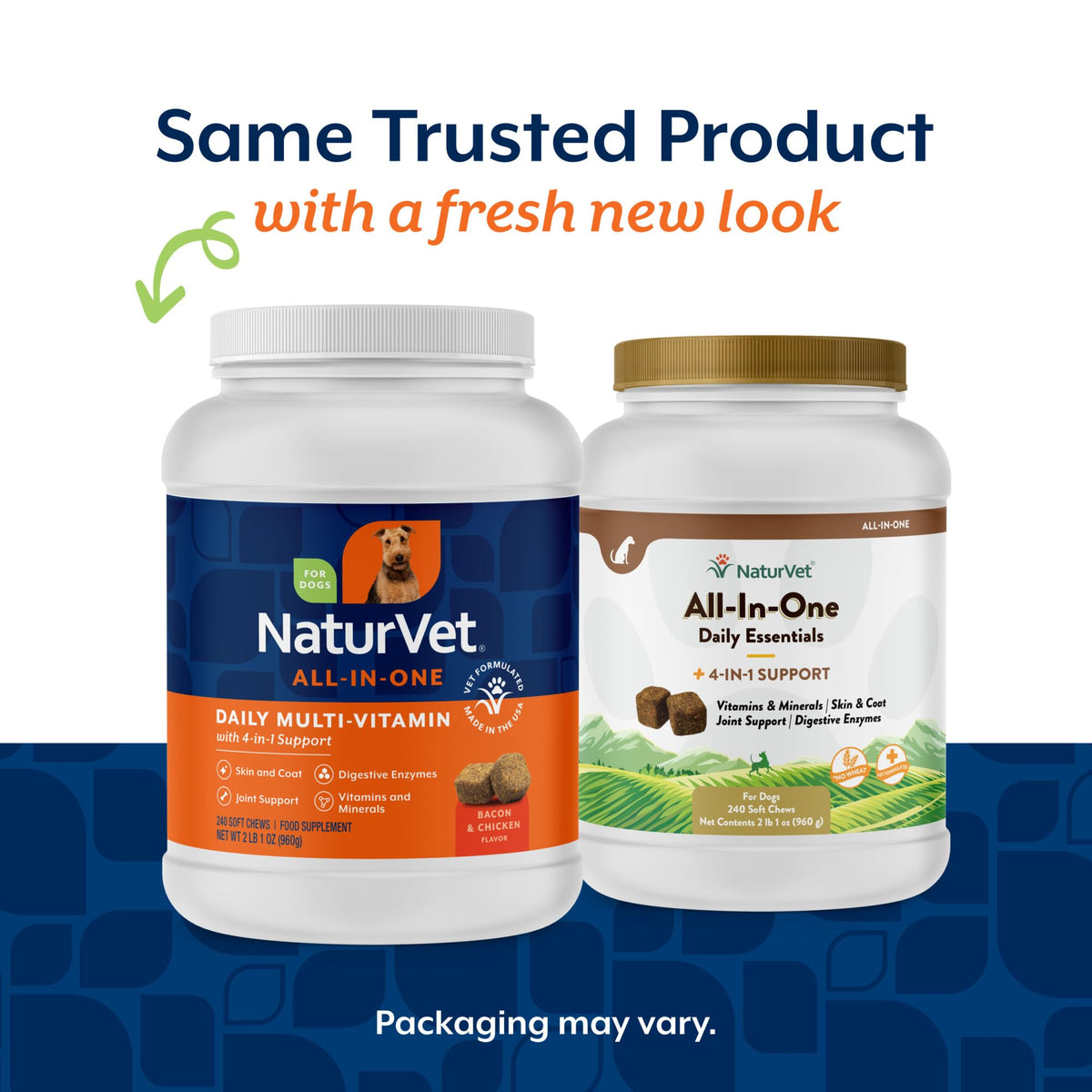 NaturVet Animal Vitamin in 240 Soft Chews, All-In-One