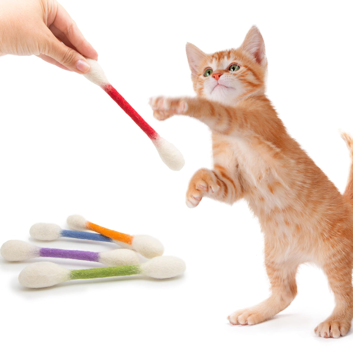 Glaciart One Pet Toy in Regular, Colorful Swabs 12pcs