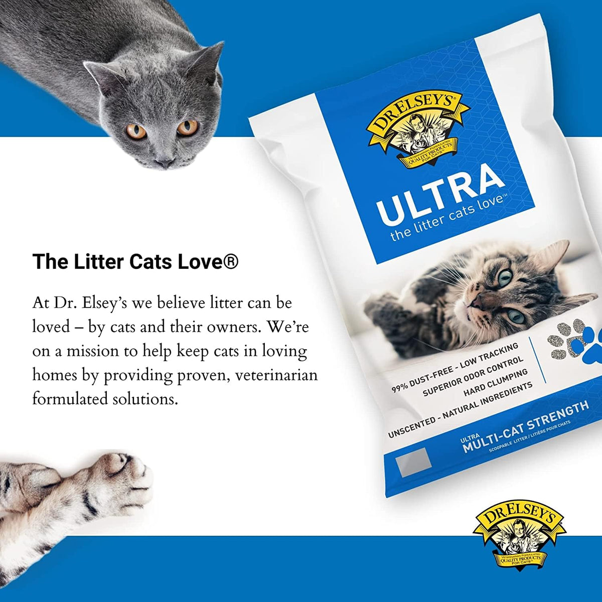 Dr. Elsey's Animal Litter in 40 lb, Original Version