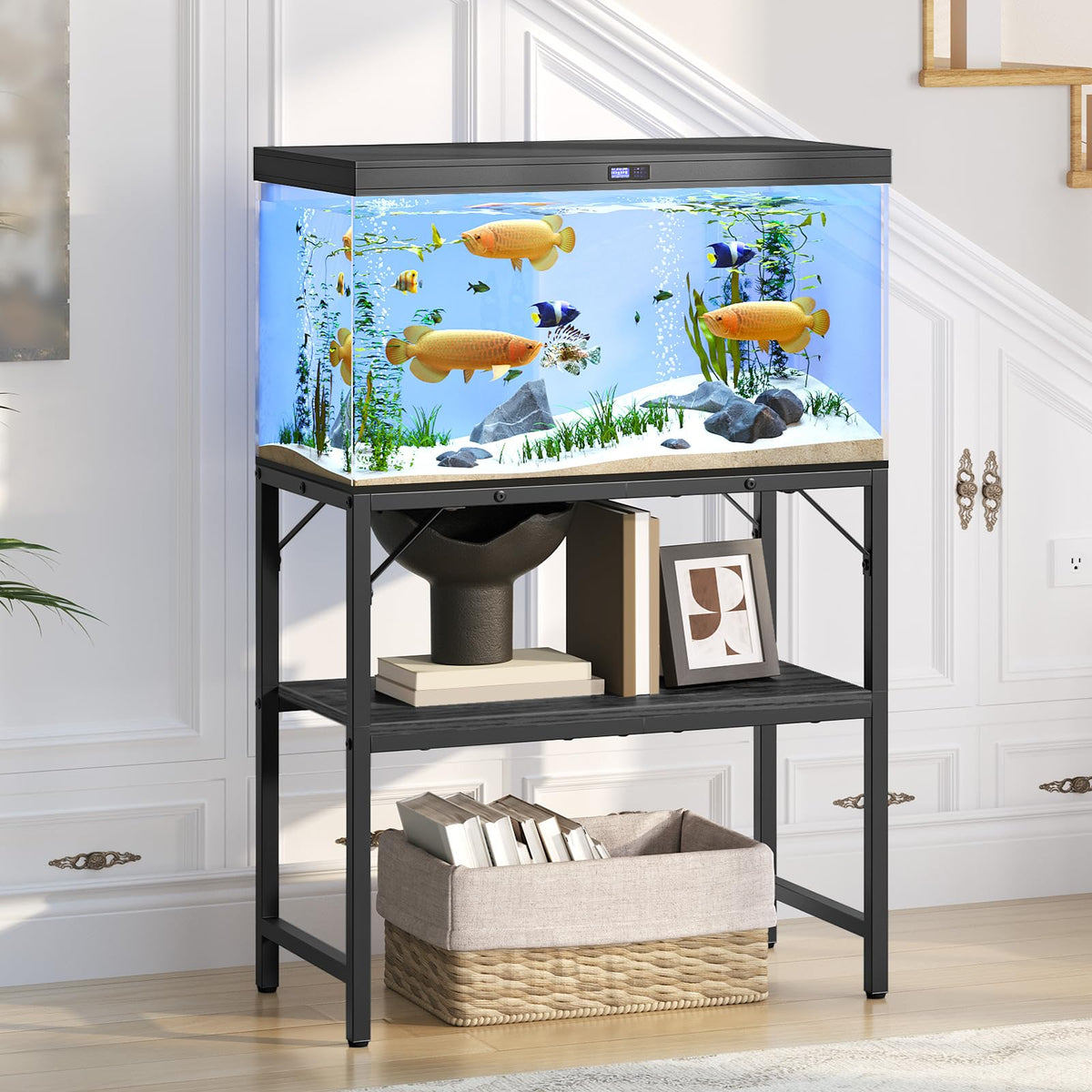 MAHANCRIS Item Stand in 30 Gallon, Black