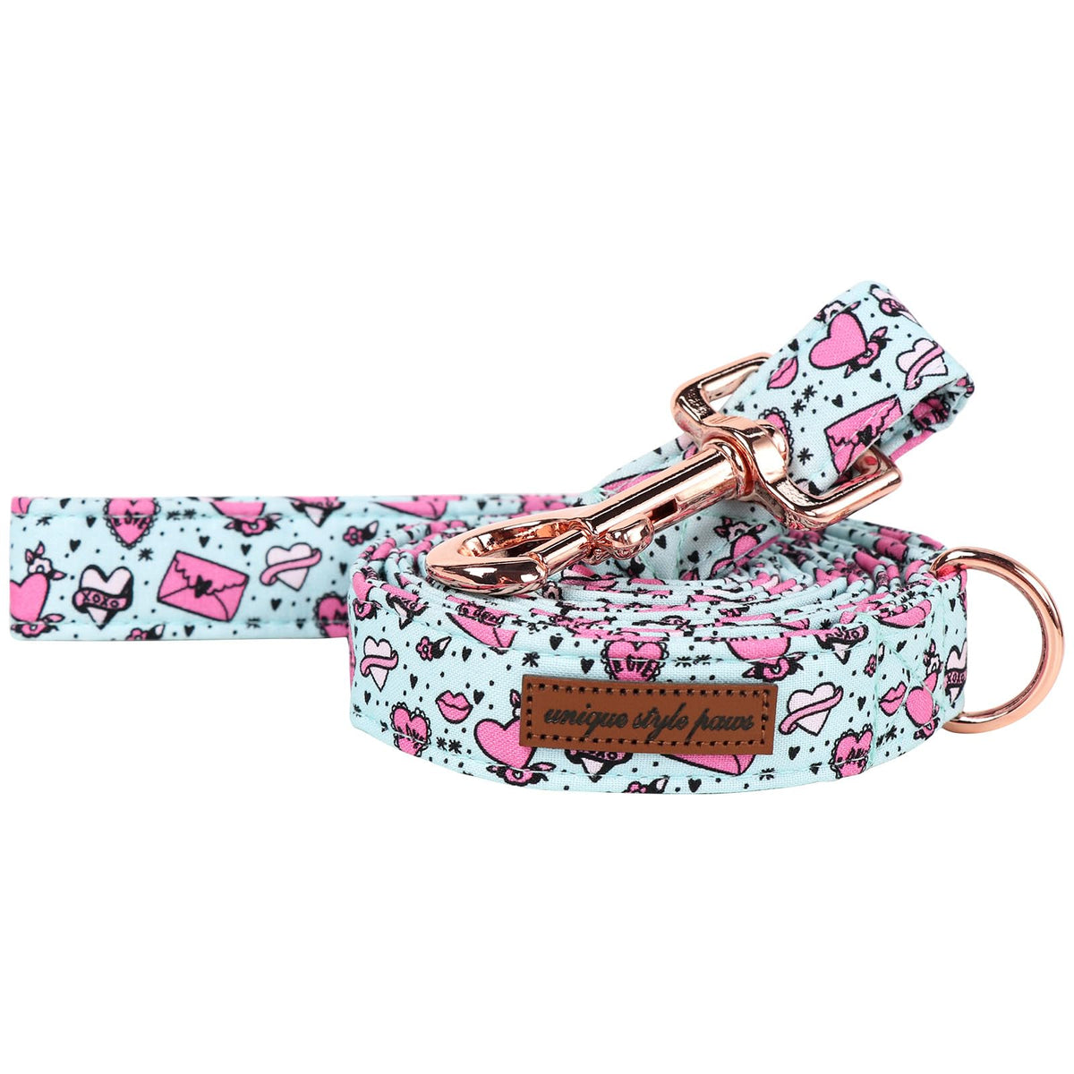 Unique style paws Animal Collar in S, letter-leash