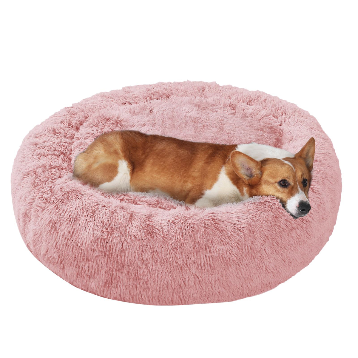 JOLLYVOGUE Pet Bed Mat in 27", Smoke Pink