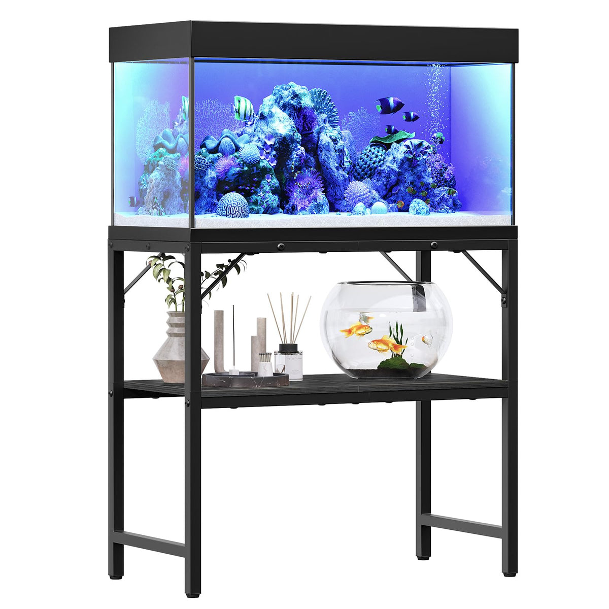 MAHANCRIS Item Stand in 30 Gallon, Black