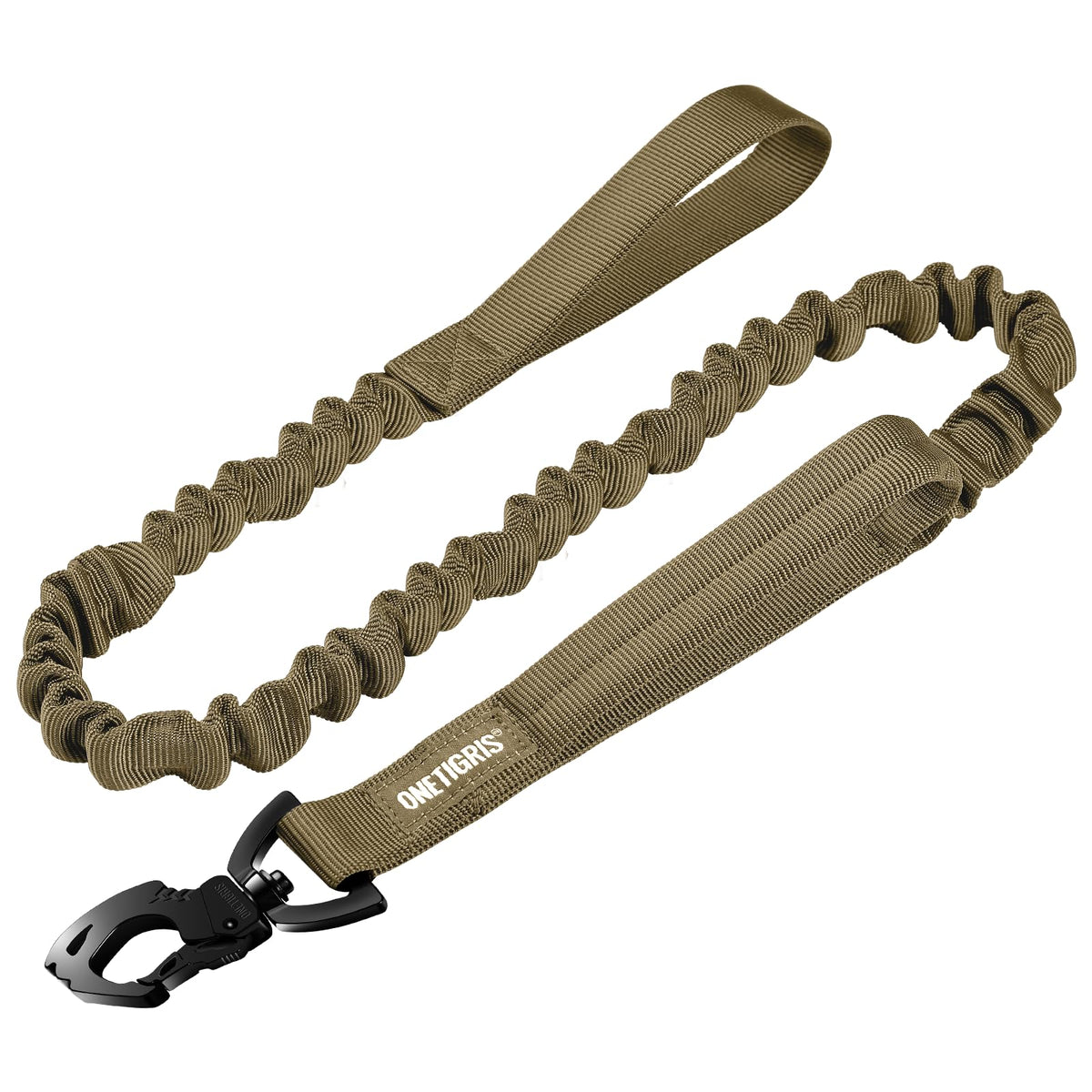ONETIGRIS Leash in 85cm-118cm/33.5in-46.5in, Brown