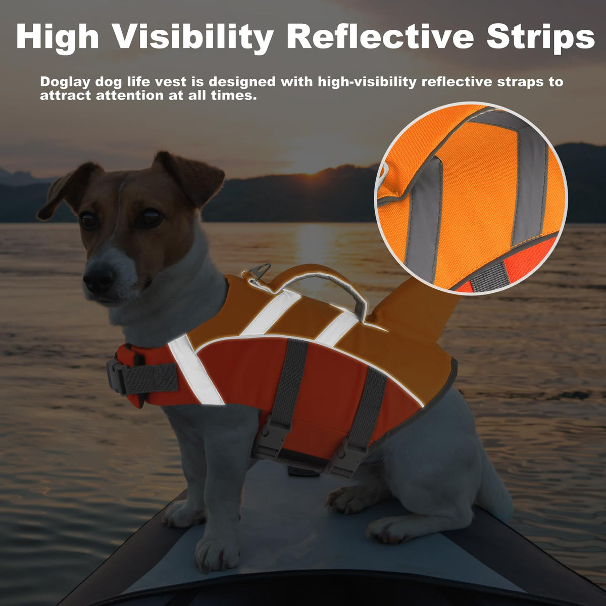 Doglay Pet Apparel in X-small, Orange+Dark Orange