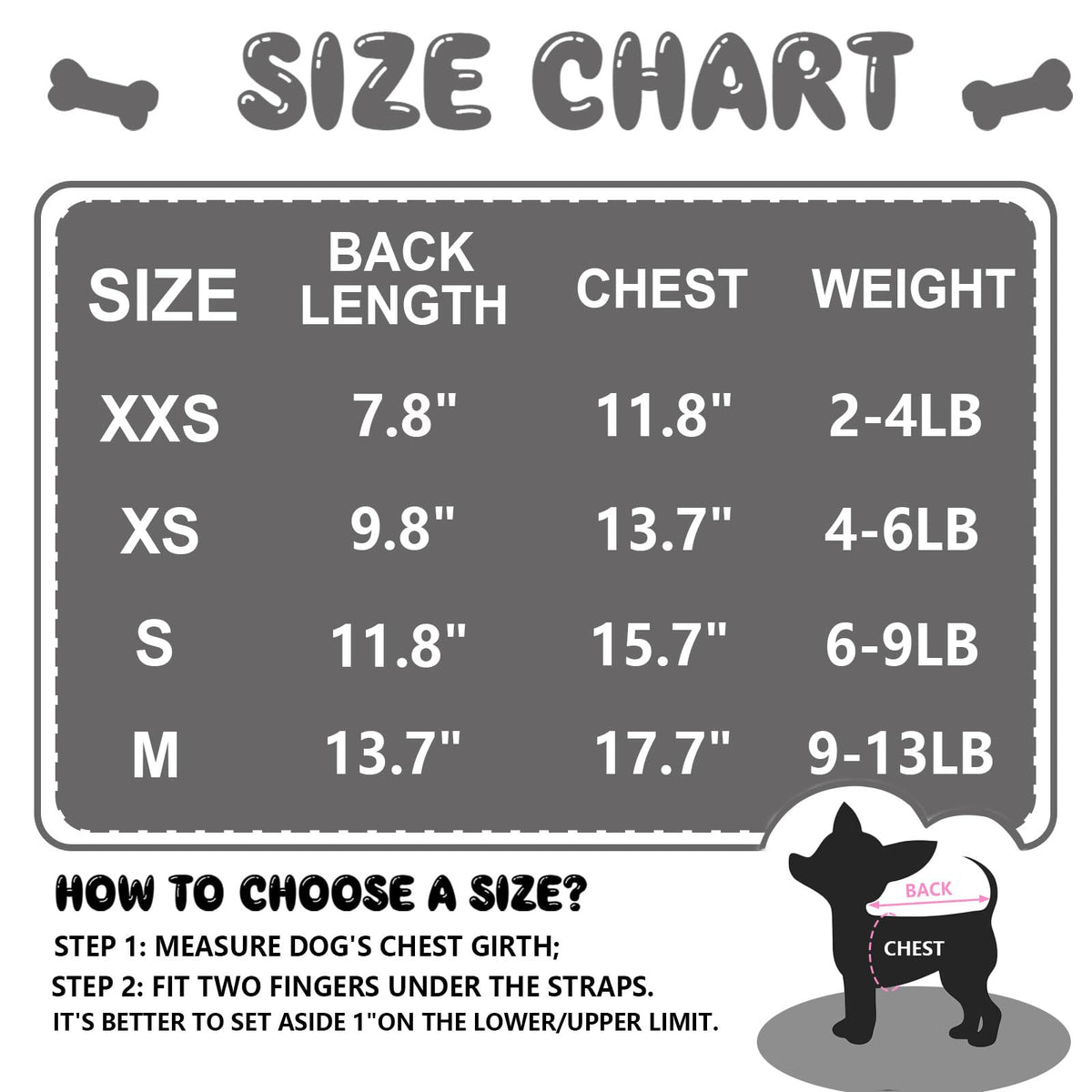 Generic Pet Apparel in XX-Small, black